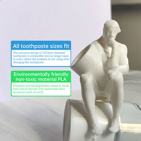 Squeeze toothpaste artifact make fun of toothpaste head toothpaste cover trick toy - V.I.P Digital Presence