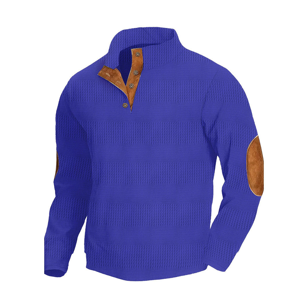 Long sleeved jacquard hoodie with fleece insulation and tactical pullover for training - V.I.P Digital Presence