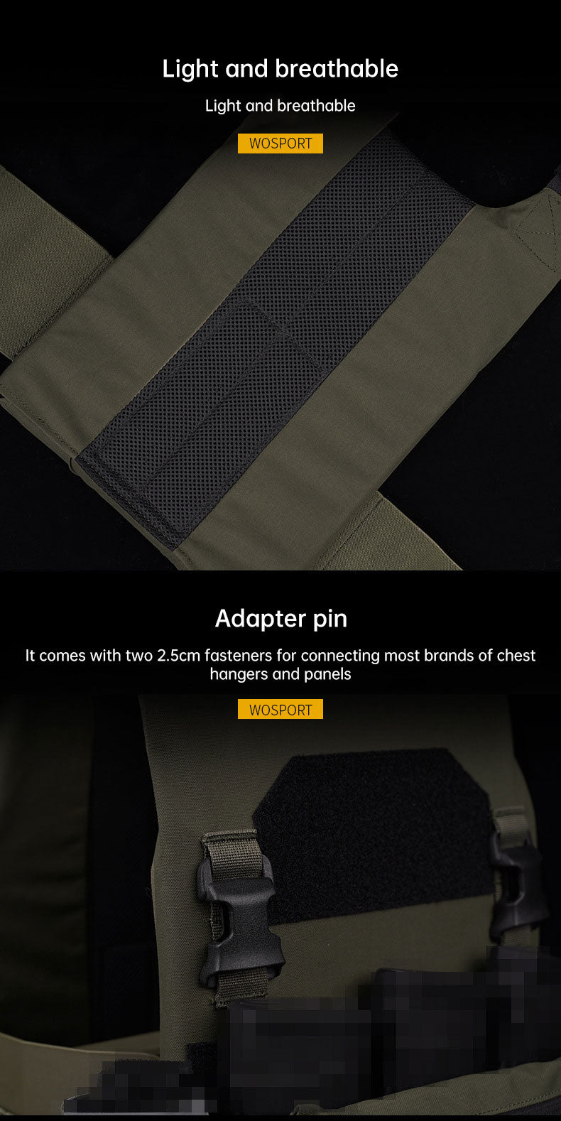 QASM Chest Buckle Waist Seal Storage Bag Little Dinosaur AC-1 Lightweight Tank Set - V.I.P Digital Presence