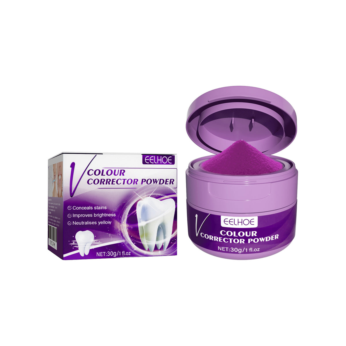 v34 Whitening Powder, Cleaning Stains Freshening Breath And Brightening White Teeth Cleaning Powder - V.I.P Digital Presence