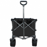 Collapsible Folding Wagon Push Pull Foldable Beach Wagon Cart - V.I.P Digital Presence
