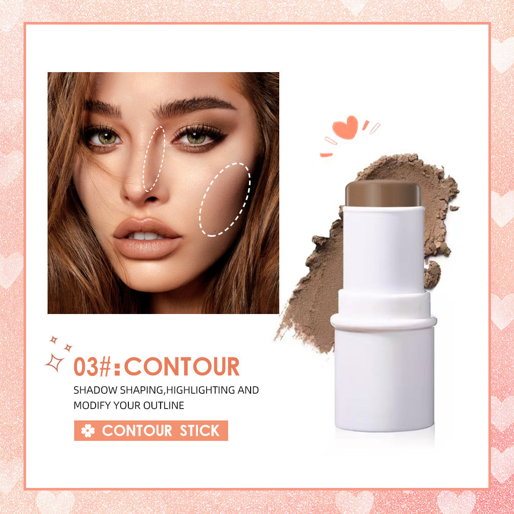 QIBEST Multifunctional Makeup Stick Highlighter Blush Contouring Balm Lip Stick Rouge Pen Lipstick - V.I.P Digital Presence