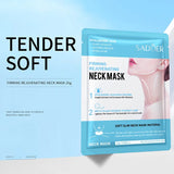10pcs SADOER Hyaluronic Acid Neck Mask Collagen Firming Neck Masks Nourishing Brightening Beauty Moisturizing Necks Skin Care - V.I.P Digital Presence