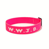 Alphabet Jacquard Printed Wrist Strap Bracelet Strap Unisex WWJD Bracelet Adjustable Bracelet - V.I.P Digital Presence