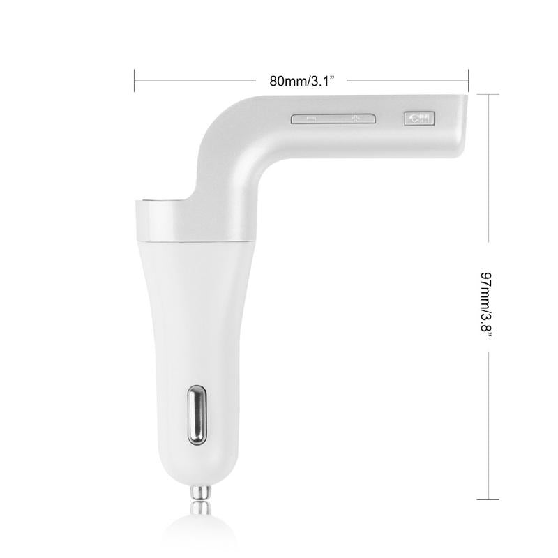 ANLUD Multifunction 4-in-1 CAR G7 Bluetooth FM Transmitter USB Flash Drives TF Music Player Car Kit USB Car Charger - V.I.P Digital Presence