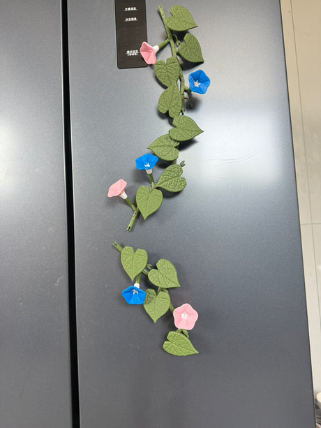 Morning Glory Magnets 3D printed artificial morning glory refrigerator sticker decoration - V.I.P Digital Presence
