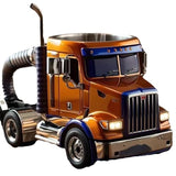 Semi Truck Coffee Mugs Handmade Home Semi Truck Coffee Cup Mugs - V.I.P Digital Presence