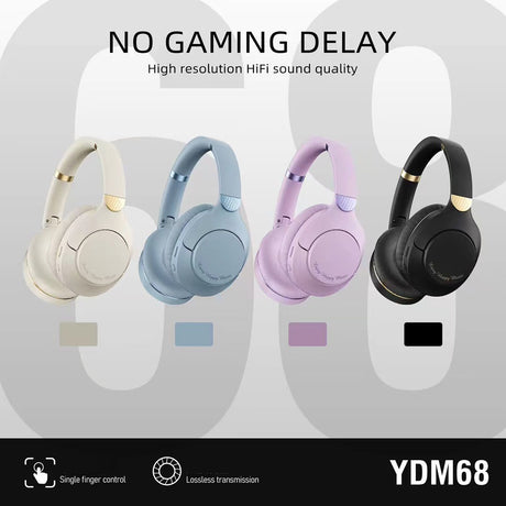 YDM68 new wireless Bluetooth headset with heavy bass gaming headset - V.I.P Digital Presence