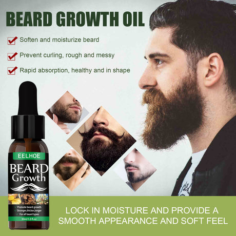 Beard Oil, Nourishing Moisturizing Spray Facial Hair Treatment Promotes Facial Growth And Thickening Liquid - V.I.P Digital Presence