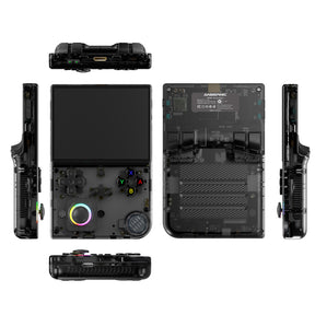 ANBERNIC's new RG40XXV vertical version retro portable handheld game console with lighting effect connected to power regard - V.I.P Digital Presence