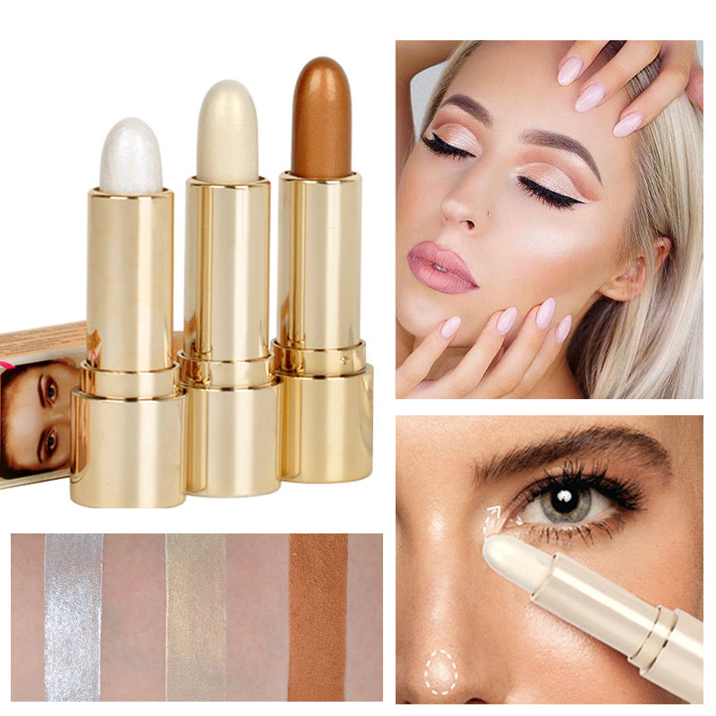 HANDAIYAN Three Dimensional High Gloss Repair Stick Highlighter Stick Brightening Stick Lying Silkworm Pen Eye Opening Pen - V.I.P Digital Presence