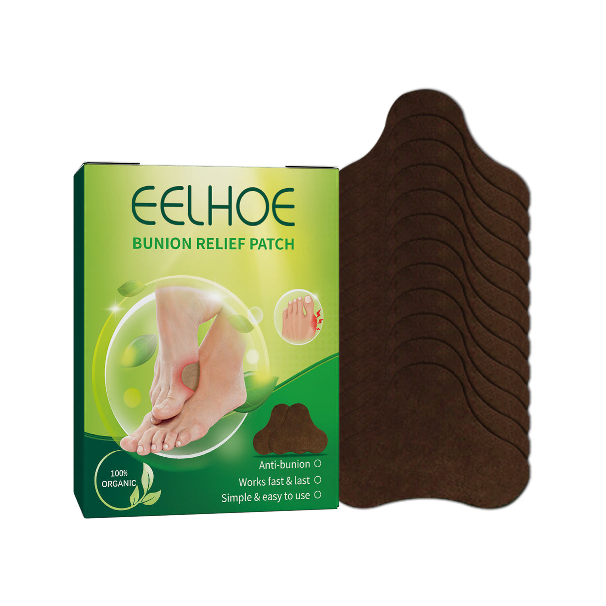 Parche para aliviar el juanete, pulgar valgo, juanete de pie grande, doble dedo, parche para el cuidado de los pies