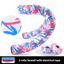 Npy EVA PU Road Bike Handlebar Tape, Anti - Slip & Shock - Absorbing, Sakura Design, with End Plugs - V.I.P Digital Presence