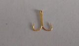 Rompin 100pcs fly fishing hook golden fishing hook small high carbon steel Fresh Water - V.I.P Digital Presence