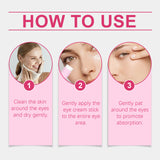 Crema reafirmante para ojos en barra, reduce las líneas finas, cuidado suave, reafirmante para la piel de los ojos, crema hidratante para ojos en barra