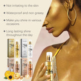 Body Glitter Oil Liquid Glitter Highlight Oil Full Body Beach Sexy Glow Oil - V.I.P Digital Presence