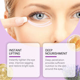 Crema reafirmante para ojos, crema iluminadora de caracol para ojos, reafirmante, suave y tersa para la piel del contorno de ojos, crema reparadora para ojos.