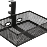 Mesh Desk Organizer with Clamp-on Swivel Pencil Drawer, having a hidden, sturdy C-Clamp mount system and easy installation. - V.I.P Digital Presence