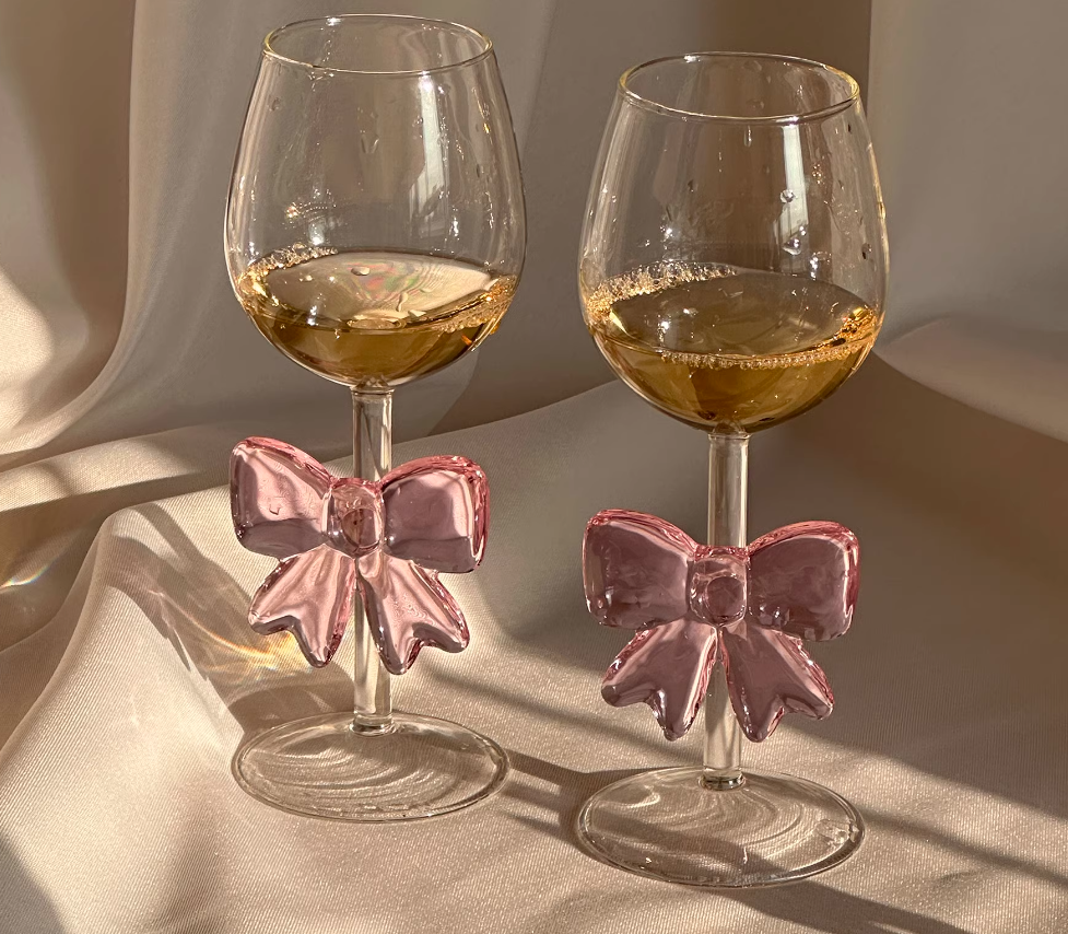 Pink Butterfly Series Instagram Tall Cup Romantic Ritual Champagne Glass Cute Butterfly - V.I.P Digital Presence