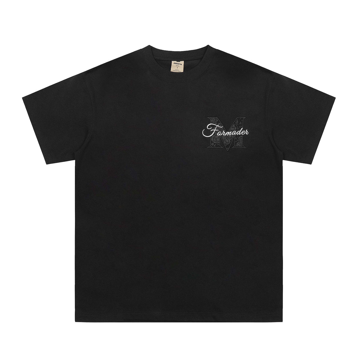 Niche High Street Floral Letter Print Short Sleeve T-Shirt INS Trendy American Summer Men's Casual Crew Neck Half Sleeve - V.I.P Digital Presence