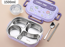 Cartoon cute sealed 316 stainless steel compartment insulation lunch box lunch box - V.I.P Digital Presence