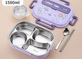 Cartoon cute sealed 316 stainless steel compartment insulation lunch box lunch box - V.I.P Digital Presence
