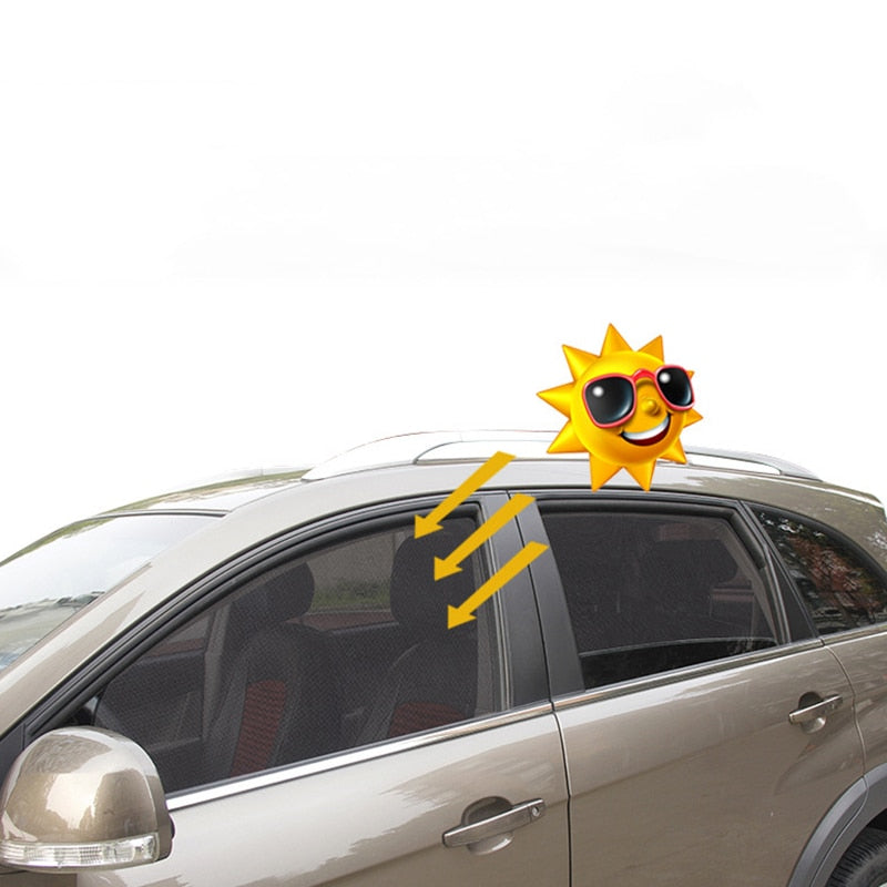 Magnetic Car Sun Shade UV Protection Car Curtain Car Window Sunshade Side Window Mesh Sun Visor Summer Protection Window Film - V.I.P Digital Presence