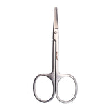 Silver Round Nose Nose Hair Trimmer 9cm Extra Facial Hair Beard Beard Eyebrows Stainless Steel Beauty Scissors - V.I.P Digital Presence