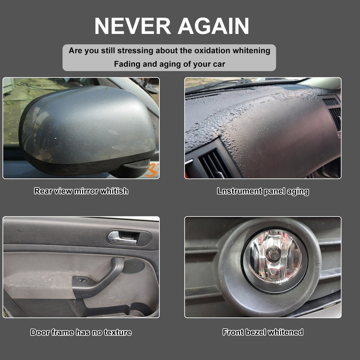 Plastic Restorer, Car Seat Interior Instrument Panel Cleaning Decontamination Polish Refurbishing Agent - V.I.P Digital Presence