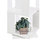 6-layer rotating acrylic board simple bookshelf, multi-functional creative bookshelf for students in the living room - V.I.P Digital Presence