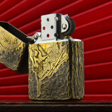 ZORRO Zorro brass side skull kerosene lighter - V.I.P Digital Presence
