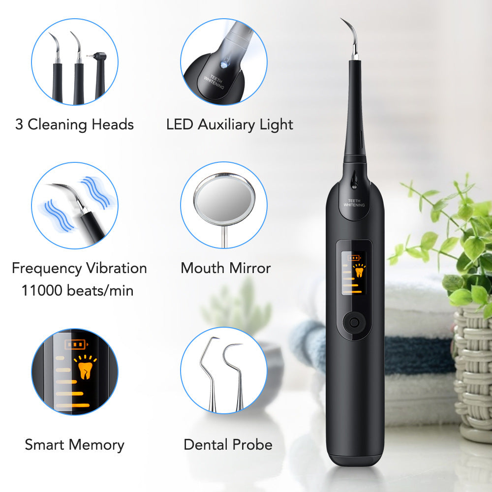 5-Speed Electric Tooth Cleaning Device LED Display Tooth Cleaning Device Set Home Beauty Device To Remove Calculus Tooth Cleaning Device - V.I.P Digital Presence