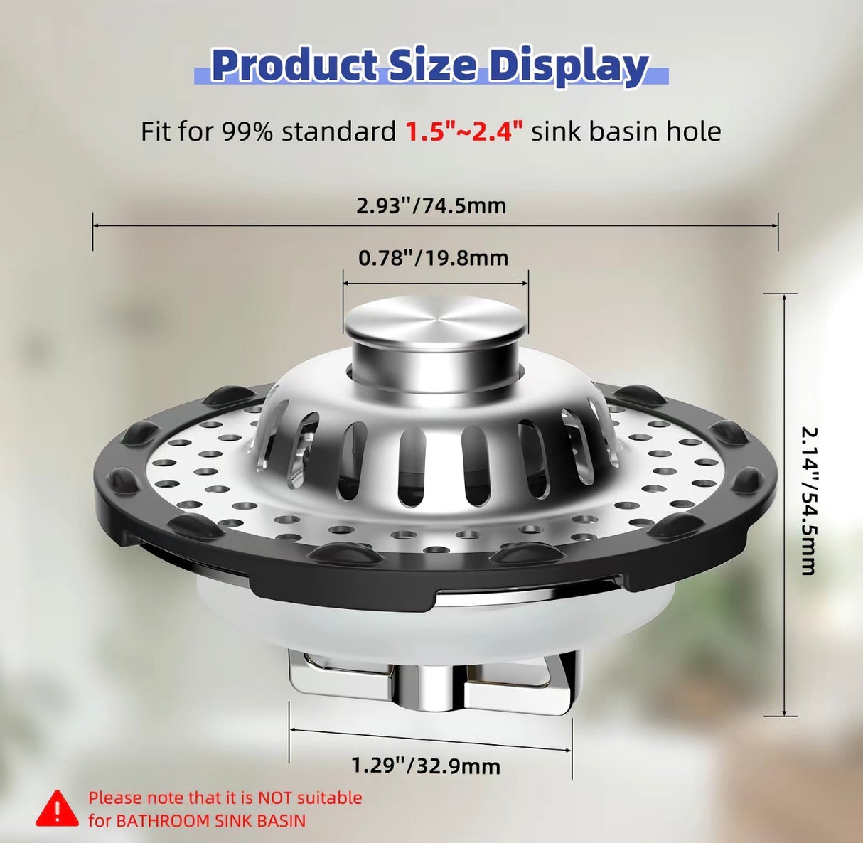 DrainGuard Sink Stopper