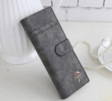 55card women female leather wallet business id credit card holder case passport cover wallets card holder carteira feminina - V.I.P Digital Presence