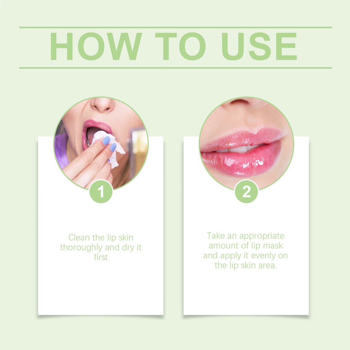 Green Apple Lip Mask, Moisturizing And Moisturizing Lips, Reducing Lip Lines, Preventing Dry Cracks, Removing Dead Skin And Moisturizing Care Lip Mask - V.I.P Digital Presence