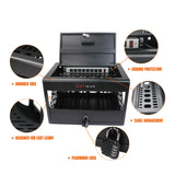 16 Bay Charging Cabinet for Laptop Chromebook Locking Charging Station-BLACK - V.I.P Digital Presence