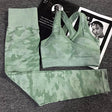 2PCS Camouflage Camo Yoga Set Sports Wear For Women Gym Fitness Clothing Booty Yoga Leggings + Sport Bra GYM Sport Suit Femme - V.I.P Digital Presence