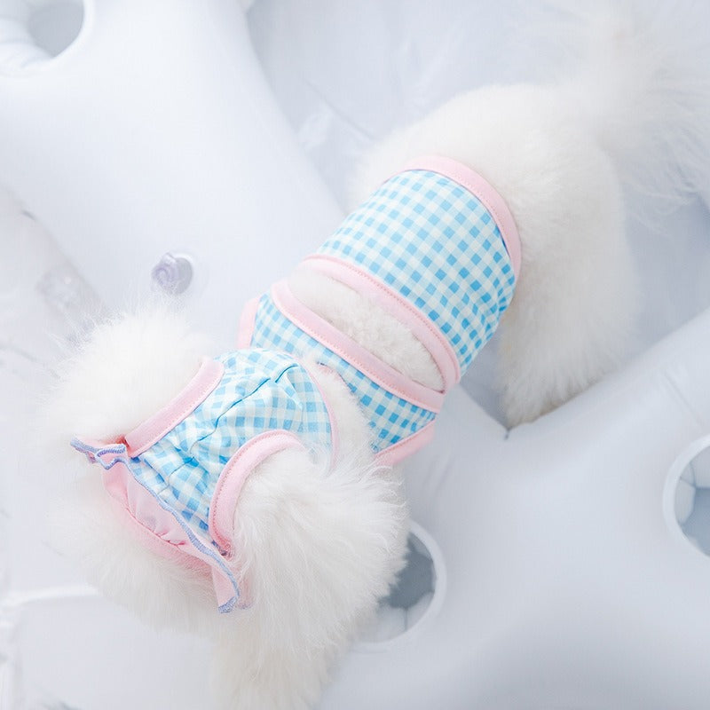 Pet swimsuit cat shapewear with swimming cap one piece suspender bikini dog vest swimsuit - V.I.P Digital Presence