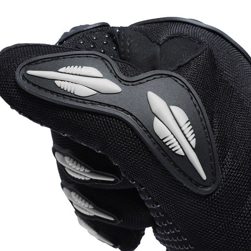 Motorcycle Riding Gloves, All Finger, Summer Breathable, Men's And Women's Electric Vehicles, Anti Fall, Anti Slip, Touch Screen - V.I.P Digital Presence