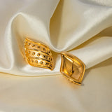 18K Gold-Plated Stainless Steel Stud Earrings - V.I.P Digital Presence