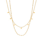 Double layered tassel necklace French fashion niche collarbone chain light luxury niche design necklace - V.I.P Digital Presence