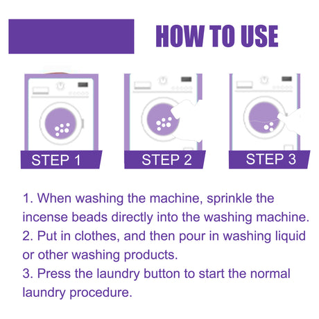 Lavender Laundry Perfume Beads, Laundry Decontamination Protective Clothing Soft Lasting Fragrance Beads - V.I.P Digital Presence
