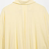 Style Women's Fashion Casual Loose Shirt with Long Wide Sleeves and Turn-Down Collar - V.I.P Digital Presence