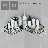 Bathroom Storage Rack Toilet Washroom Wall-Mounted Hole-Free Multi-Functional Iron Mesh Long Strip Organizer - V.I.P Digital Presence