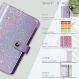 Full of Stars A6 Loose-Leaf Bookkeeping Notebook Creative Cash Budget Financial Planning Manual Account Book - V.I.P Digital Presence