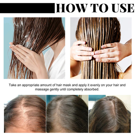 Batana Dense Hair Mask Solid Hair Dense Hair Deep Moisturizing Repair Dye Perm Hair Care Mask - V.I.P Digital Presence