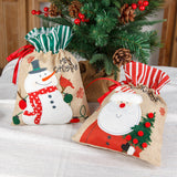 Christmas decorations, burlap gift bags, candy bags, apple bags, cartoon Christmas gift bags - V.I.P Digital Presence