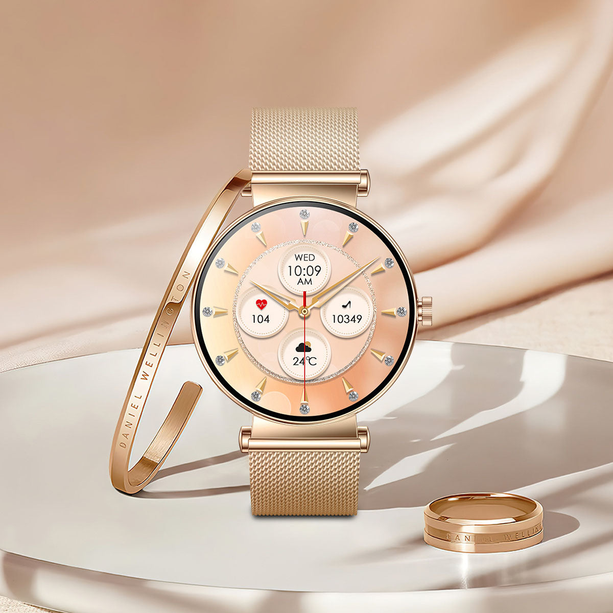 Y16 ultra-thin smartwatch with female AMOLED screen always on 466 * 466 high-definition pixel watch - V.I.P Digital Presence
