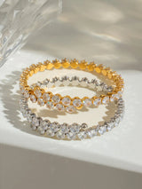 Stainless Steel Inlaid Zircon Bracelet - V.I.P Digital Presence