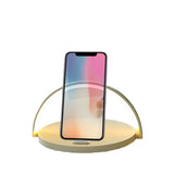 Rainbow Light Wireless Charging Home Desktop Circular 15W Fast Charging Night Light Phone Stand 3-in-1 - V.I.P Digital Presence